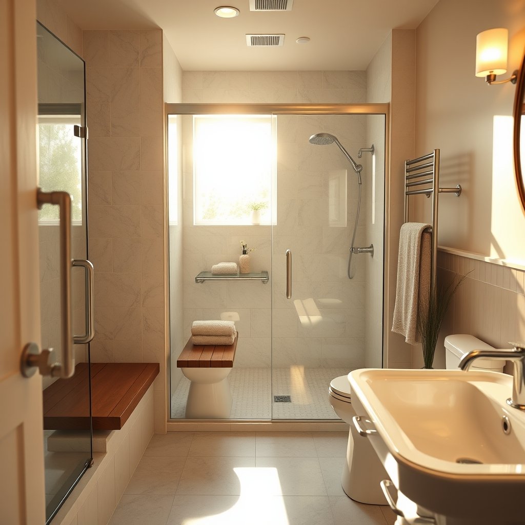 aging in place bathroom remodel - Illustration 3