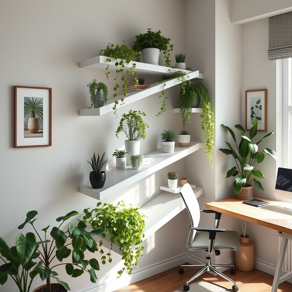corner shelf in action