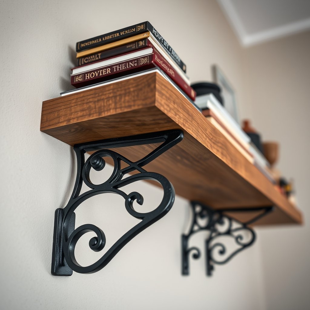 shelf brackets in action