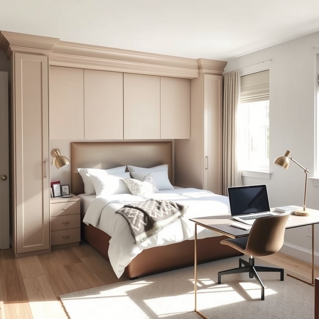 multifunctional home office guest room - Illustration 3