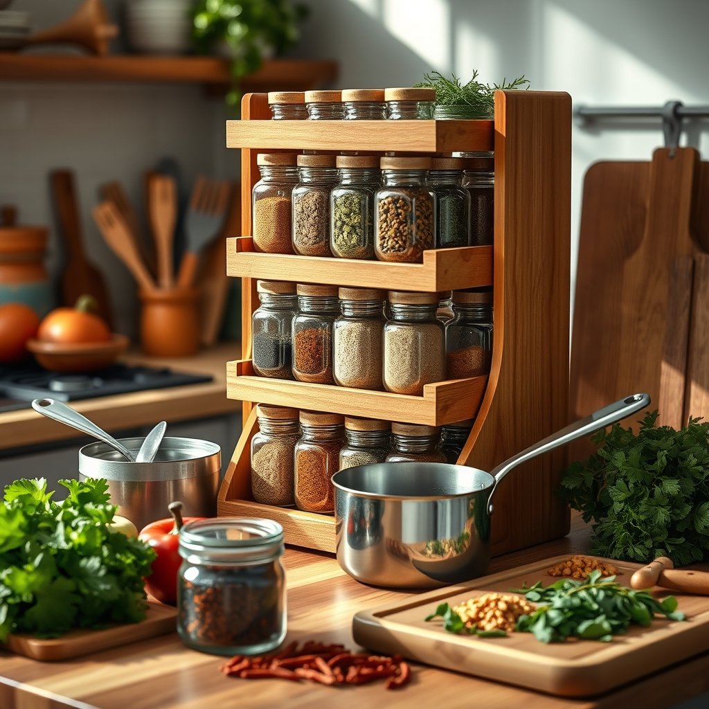 spice rack in action