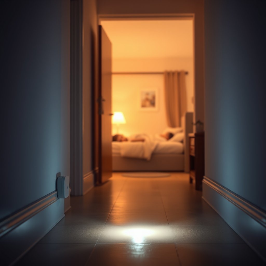 led nightlight in action