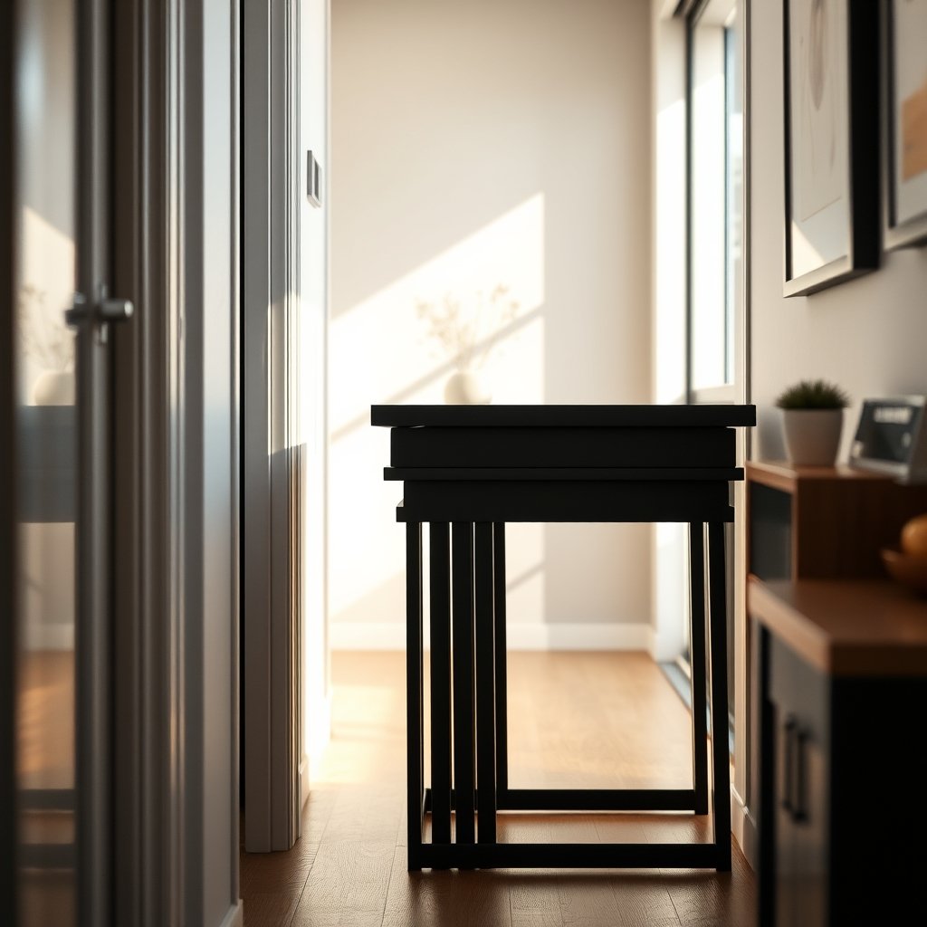 folding tray in action