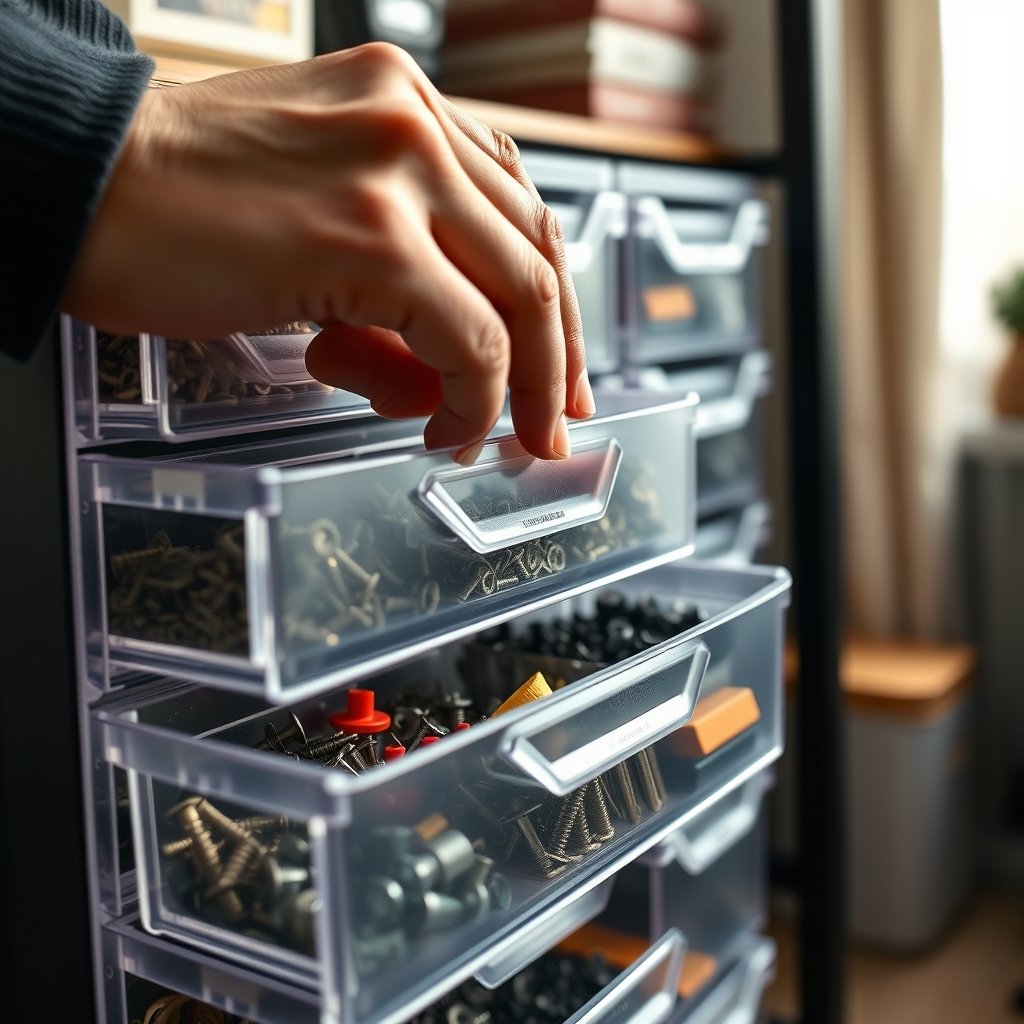 storage organizer in action