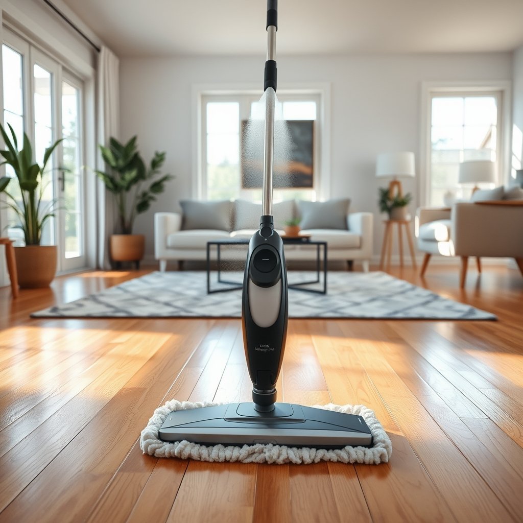 spray mop product view