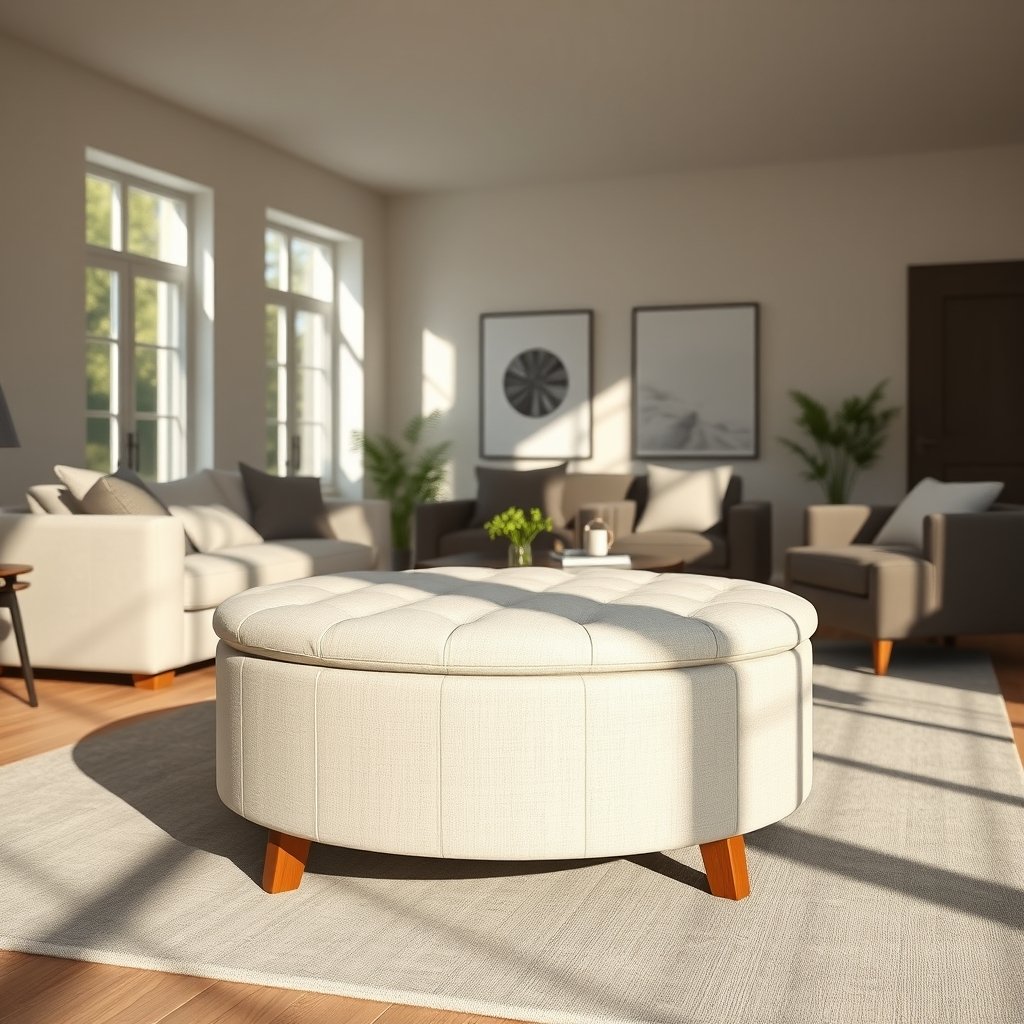storage ottoman product view