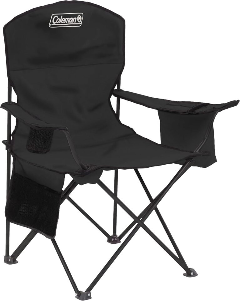 portable camping chair with cooler