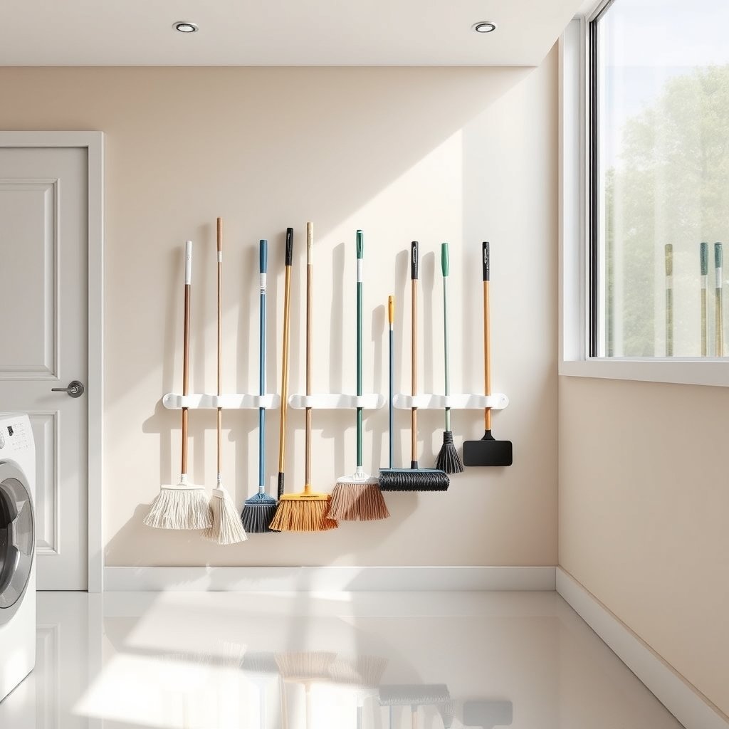 broom holder product view