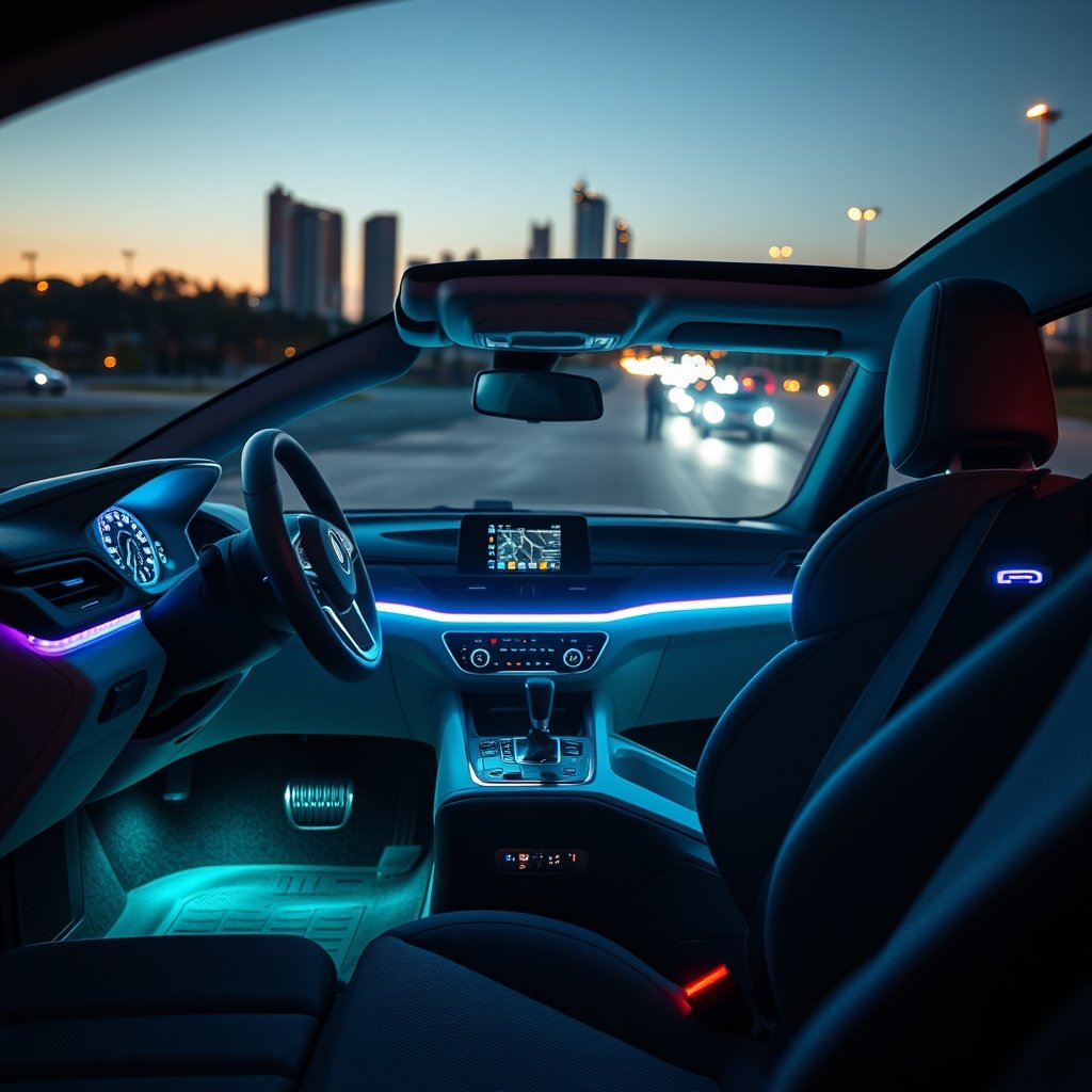 car lights product view