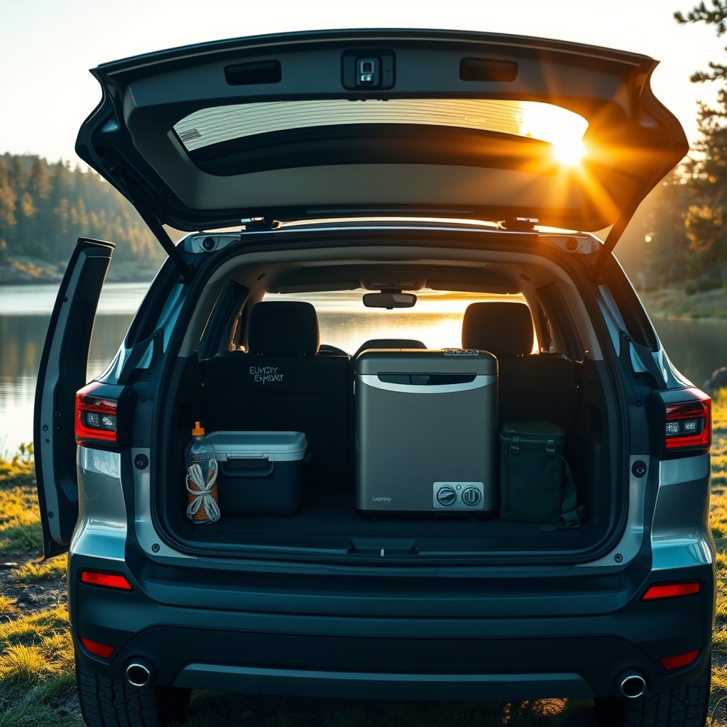 car refrigerator product view