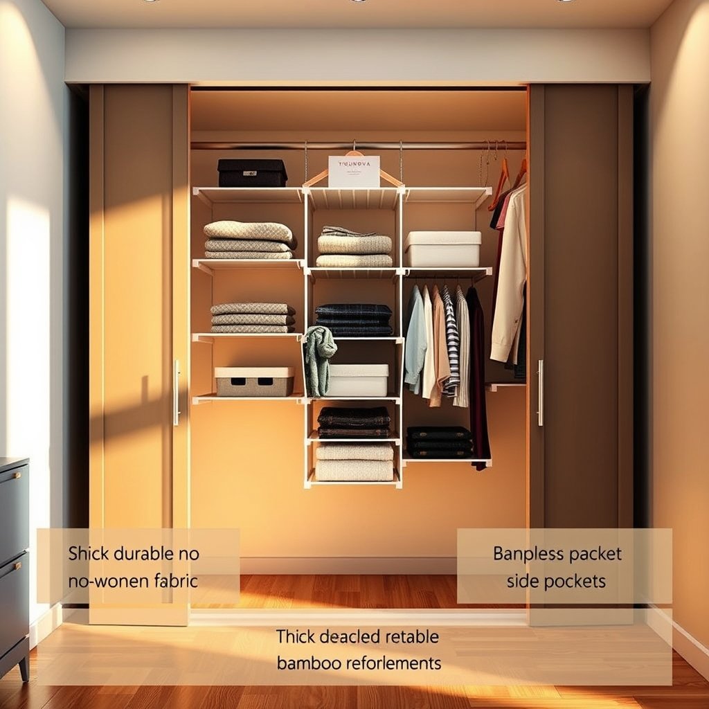 closet organizer product view