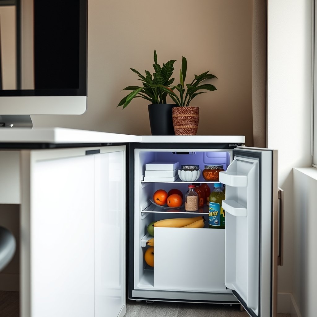 compact refrigerator for dorm room