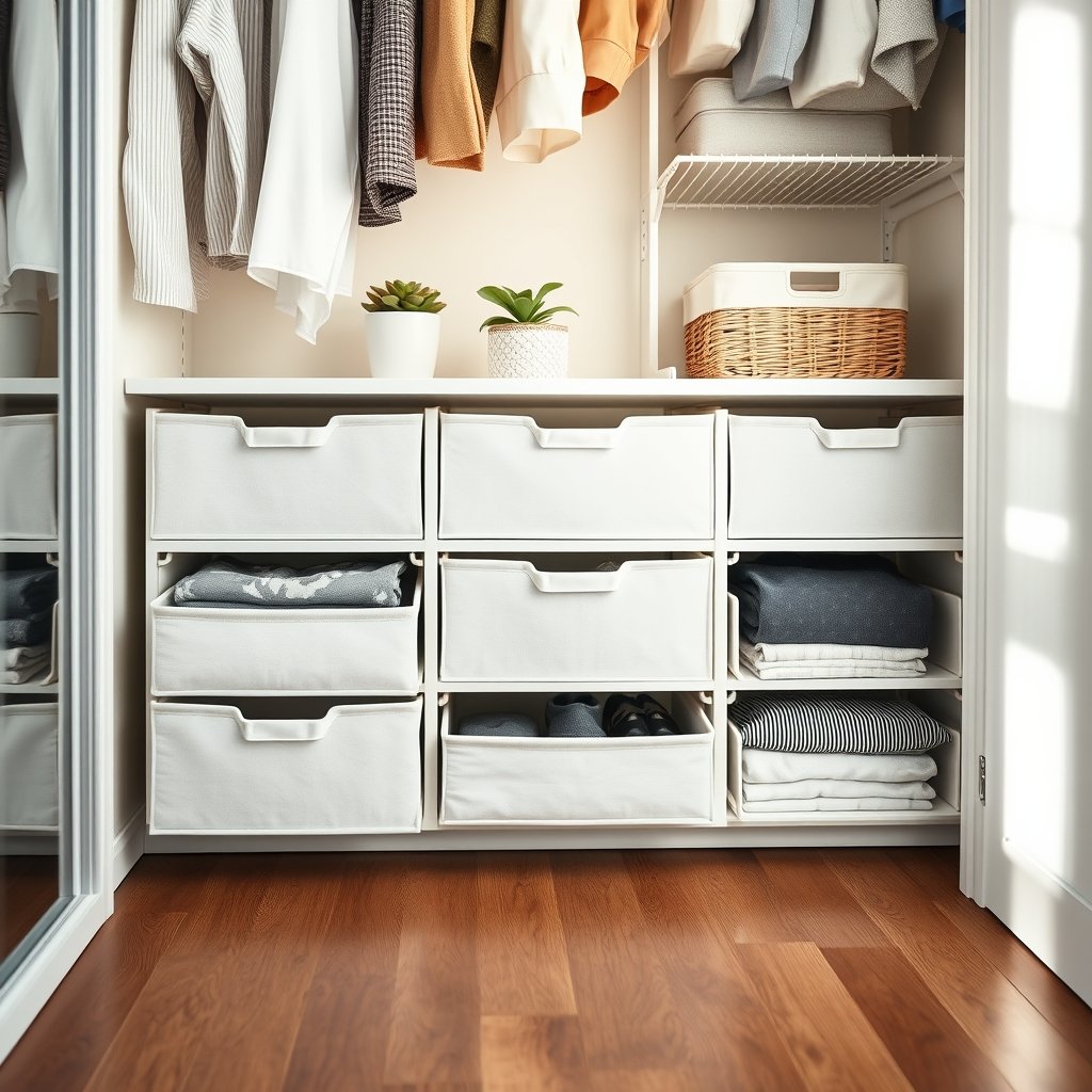 small space fabric drawer dresser