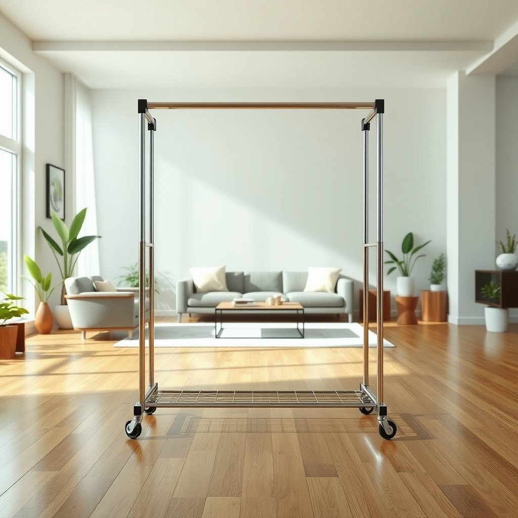 garment rack product view