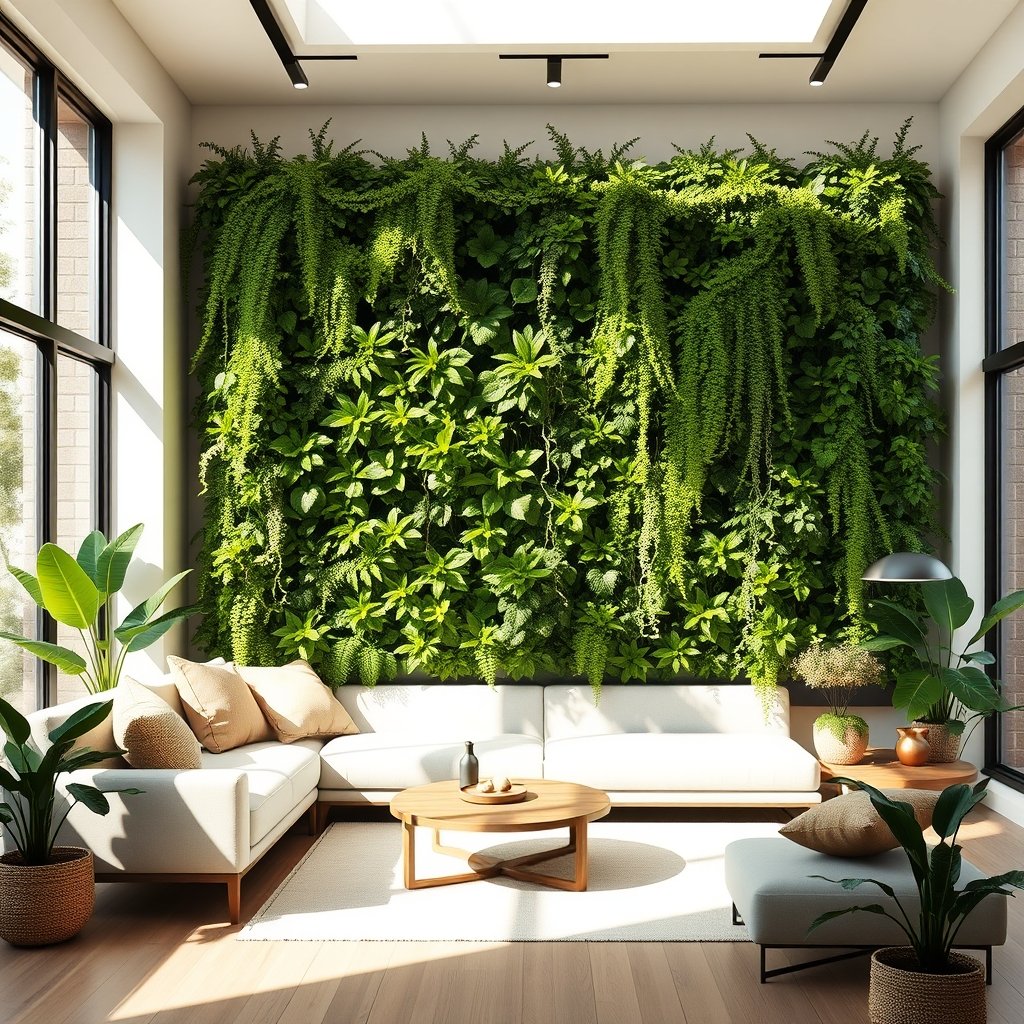 living wall indoor vertical garden kit - Illustration 1