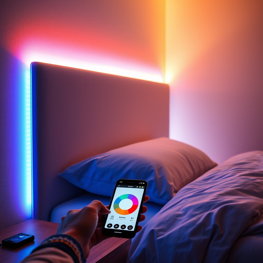 led lights in action