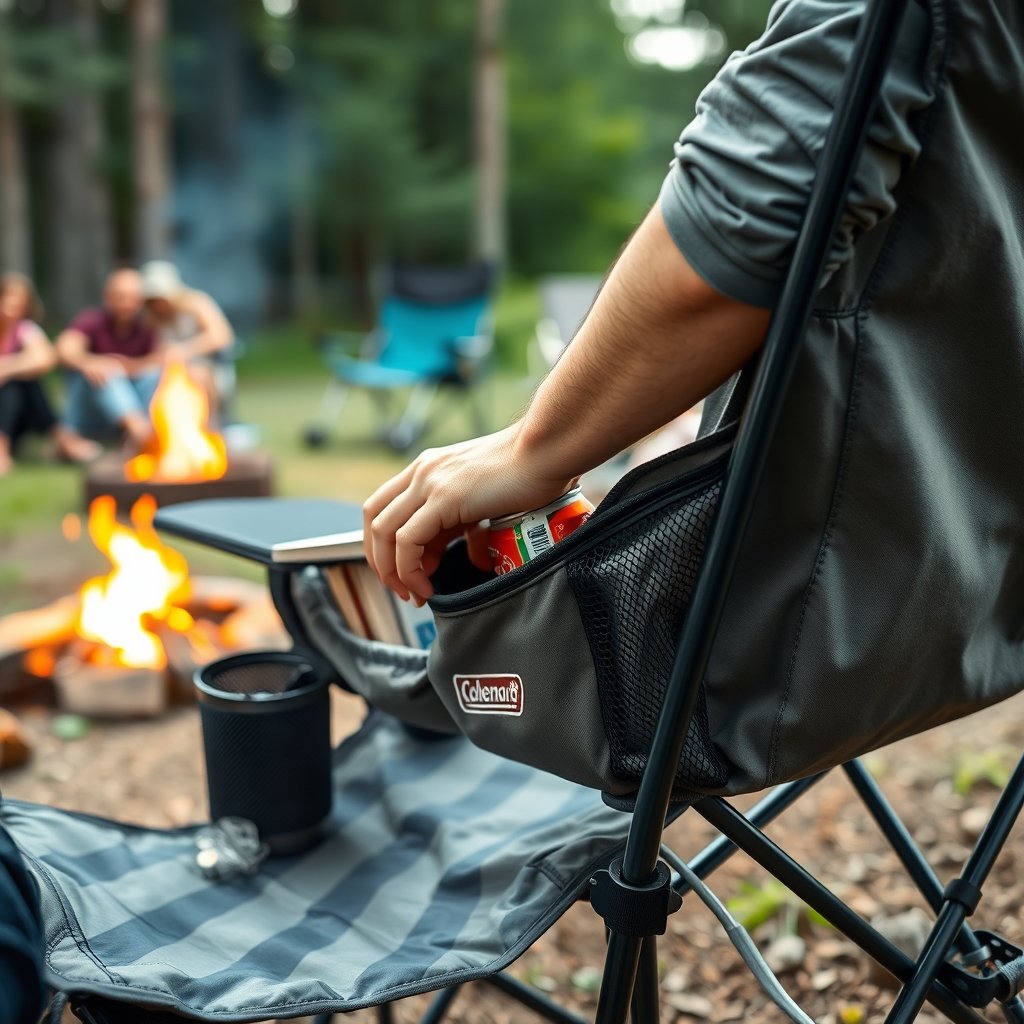 Portable Camping Chair: 10 Ultimate Checklist For Best Comfort 2 camping chair in action